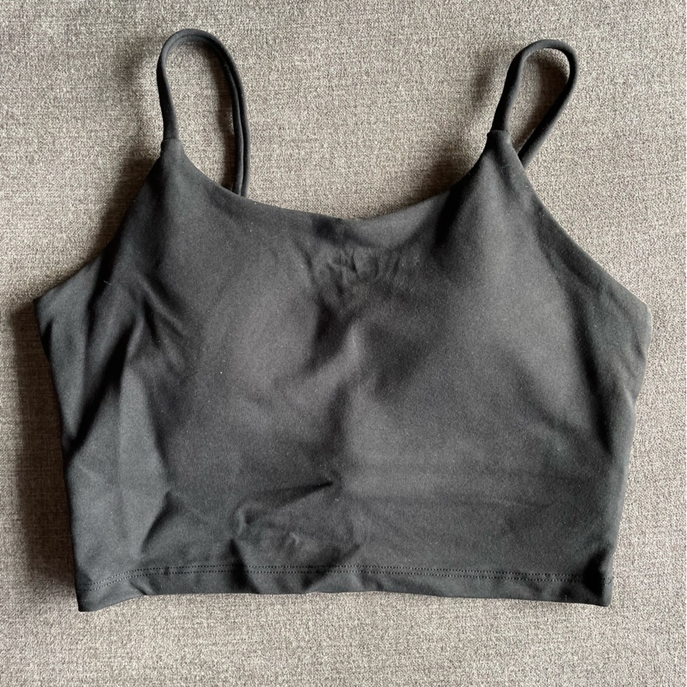 Cropped workout top